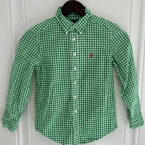 Ralph Lauren Gingham Cotton Poplin Shirt